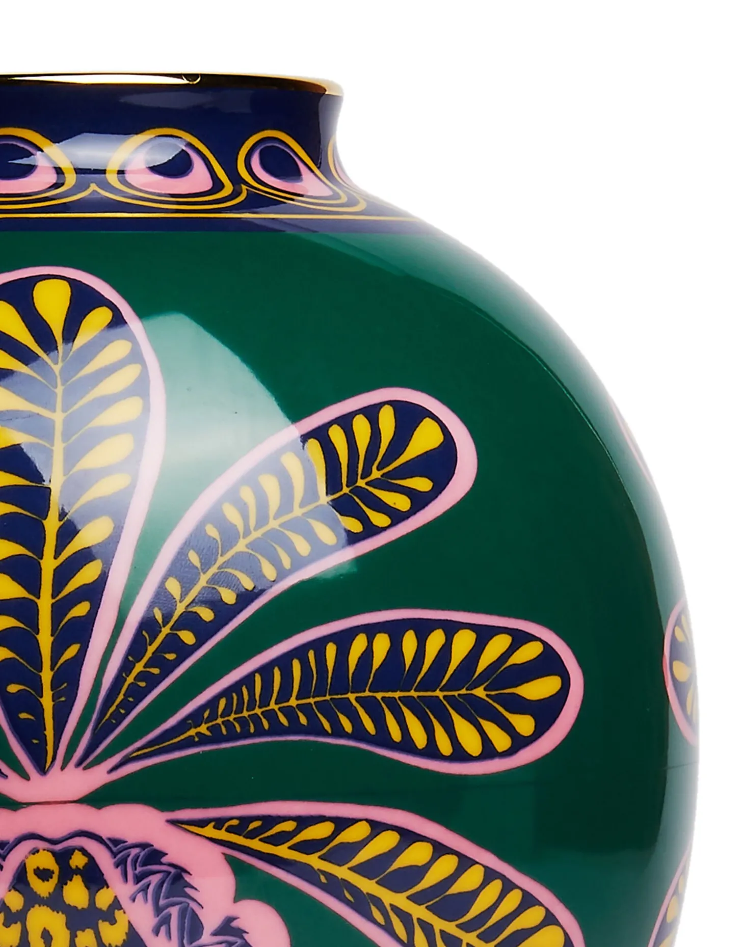 Bubble VaseBig Pineapple Verde in Porcelain