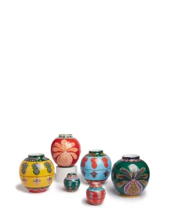 Bubble VaseBig Pineapple Verde in Porcelain