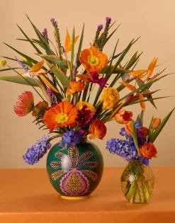 Bubble VaseBig Pineapple Verde in Porcelain