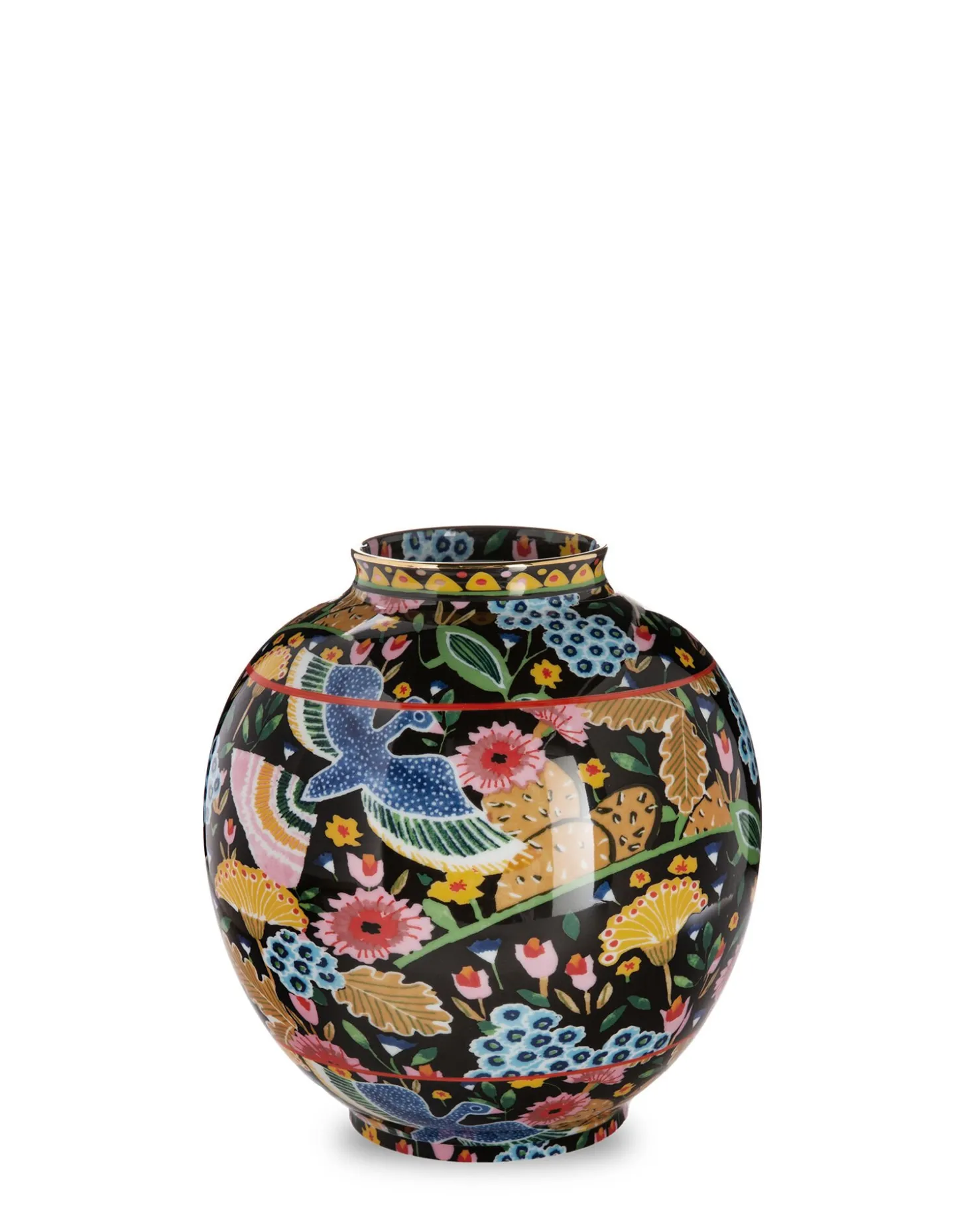 Bubble VaseColombo Nero in Porcelain