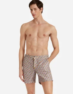 Bulldog Drawcord Swim ShortsWhitsun White Sand in Recycled Polyester