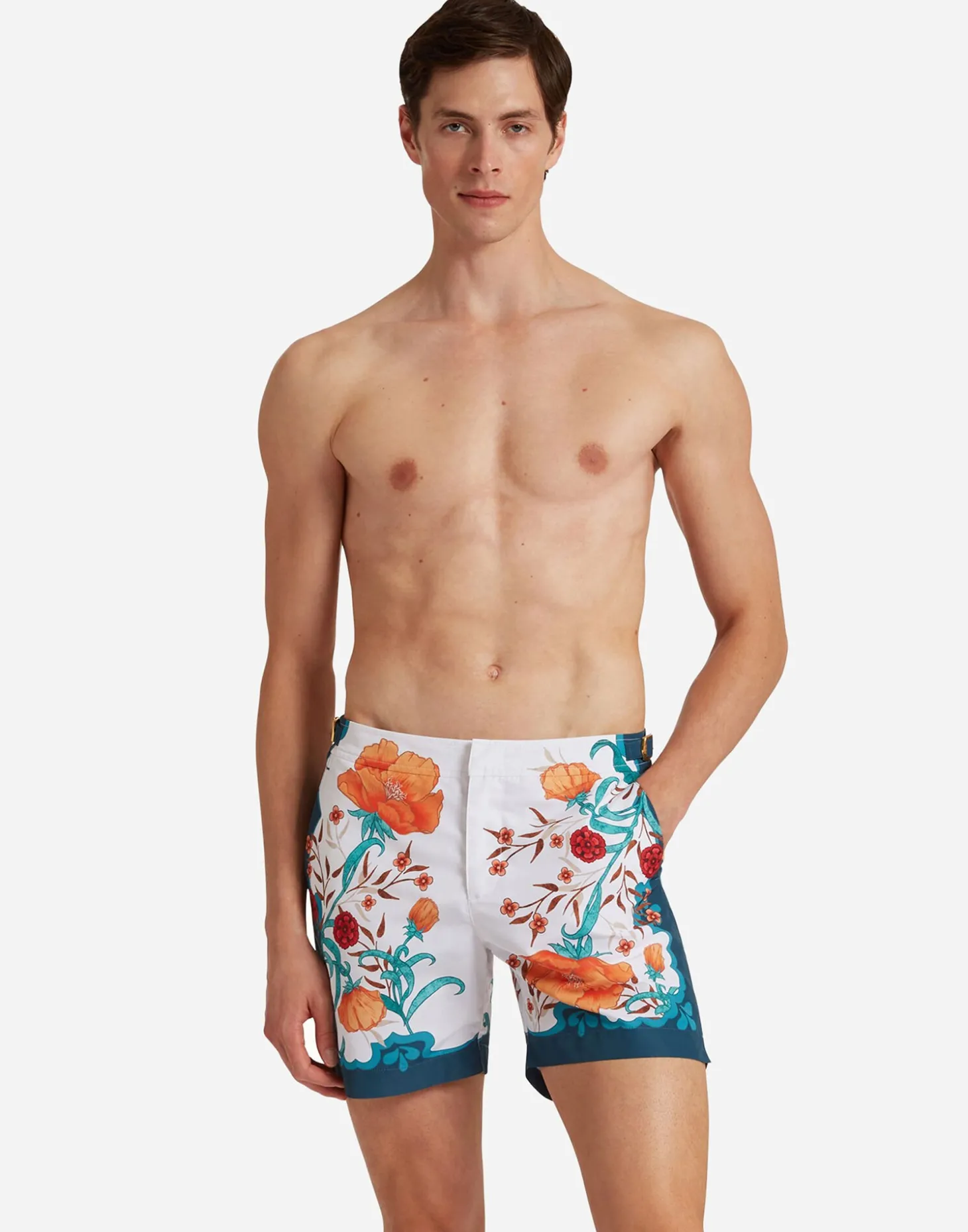 Bulldog Swim ShortsMorpheus Placèe Orange in Recycled Polyester