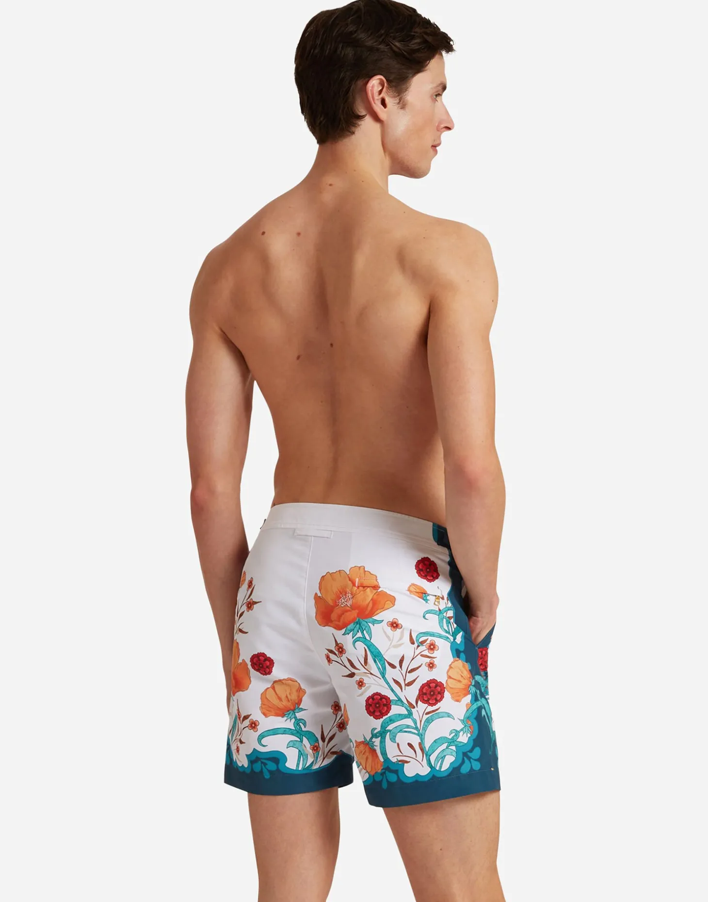 Bulldog Swim ShortsMorpheus Placèe Orange in Recycled Polyester