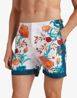 Bulldog Swim ShortsMorpheus Placèe Orange in Recycled Polyester