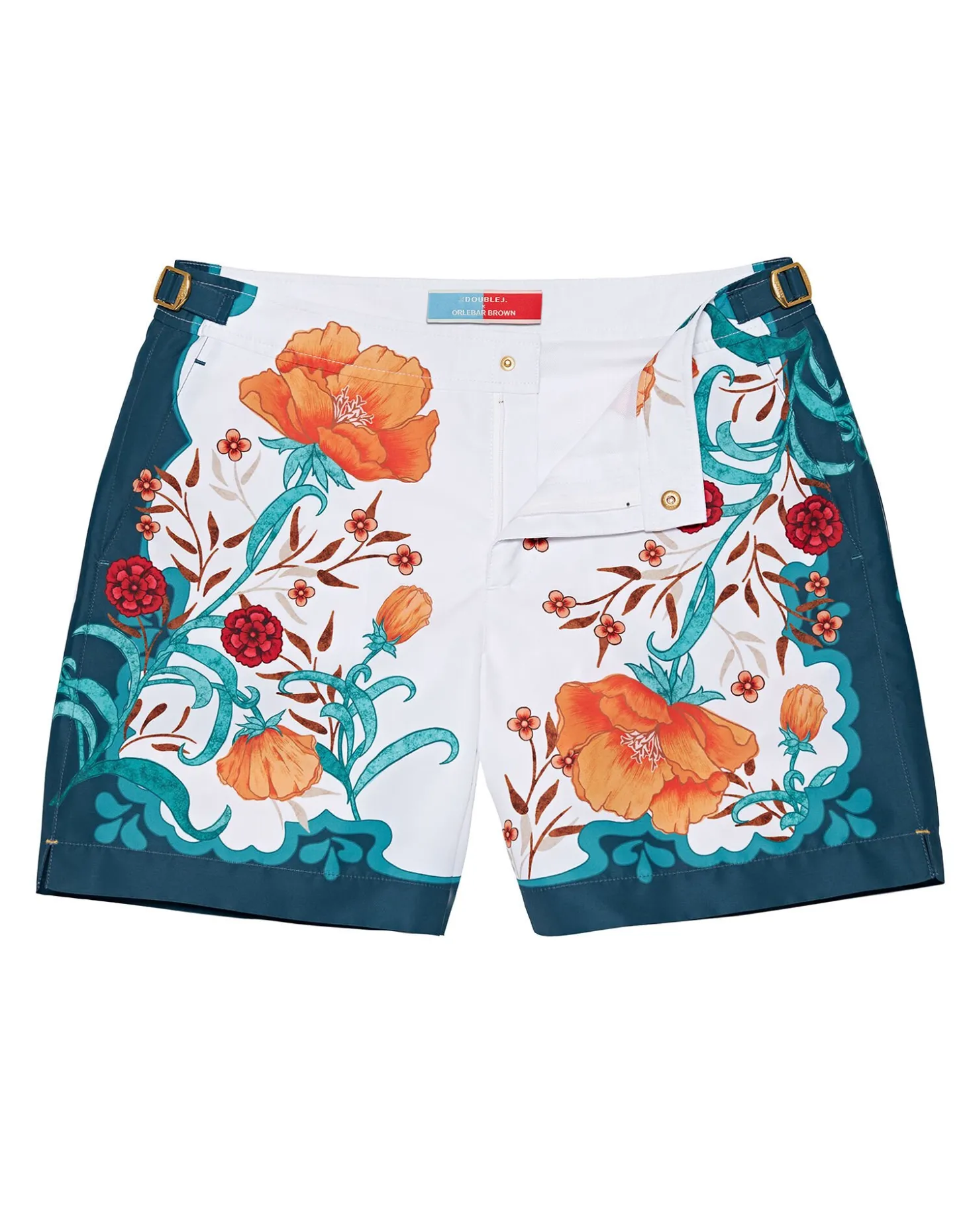 Bulldog Swim ShortsMorpheus Placèe Orange in Recycled Polyester