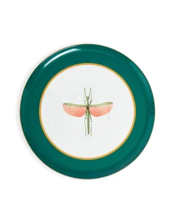 Cake StandLibellula Green in Porcelain