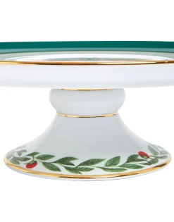 Cake StandLibellula Green in Porcelain