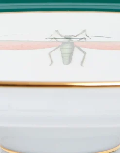 Cake StandLibellula Green in Porcelain