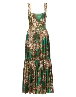 Capri DressAnemone Pink in Twill Silk