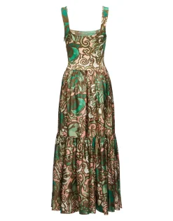 Capri DressAnemone Pink in Twill Silk