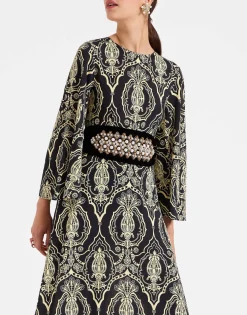 Caterina BeltSolid Black in Velvet