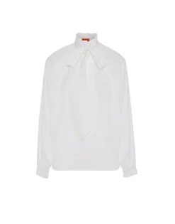 Cerere BlouseSolid White in Tailor Poplin