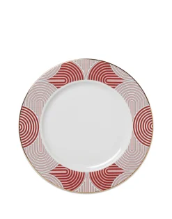 Charger PlateSlinky Rosso in Porcelain