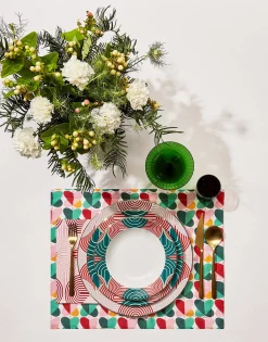 Charger PlateSlinky Rosso in Porcelain