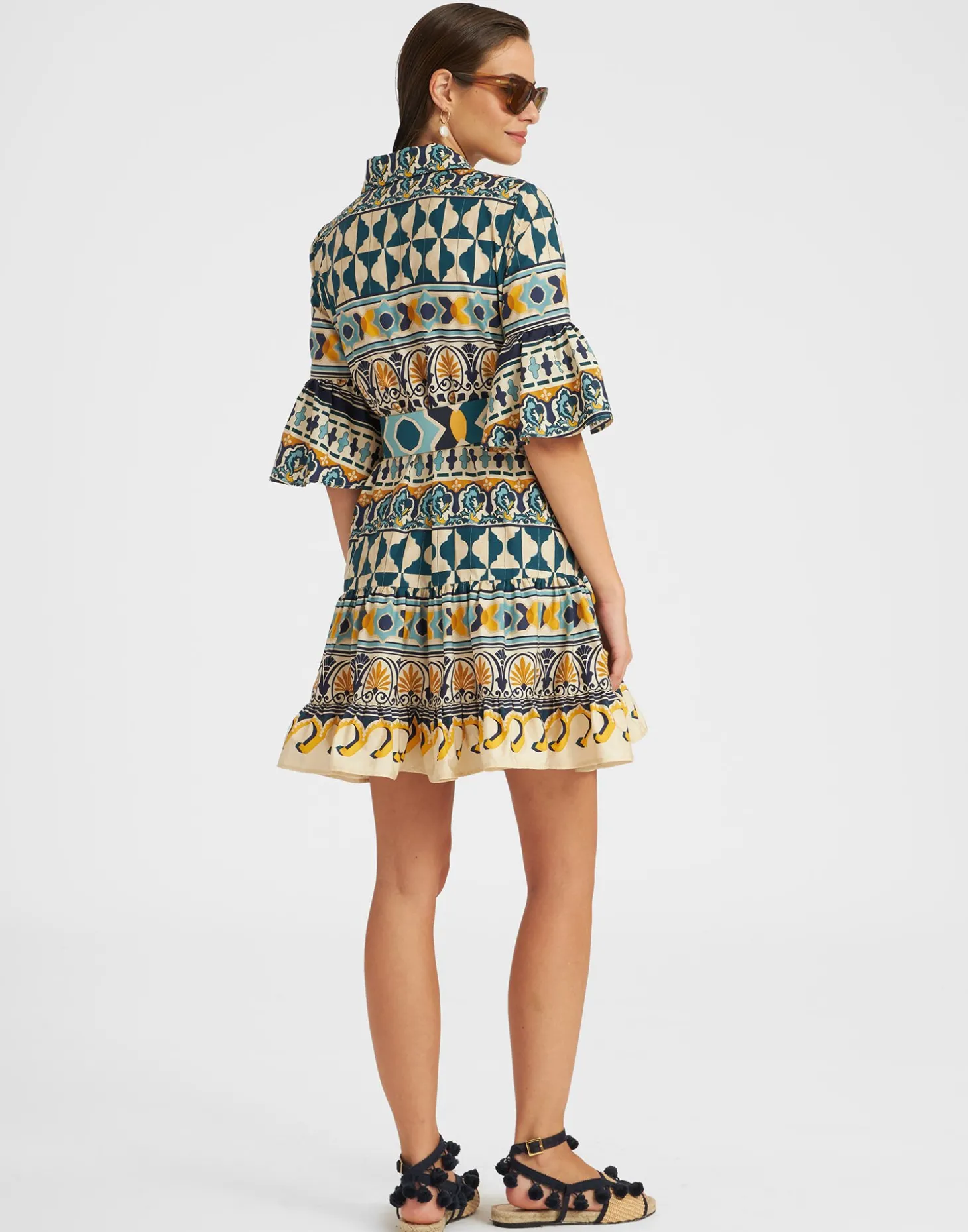 Choux DressCasareale Small Placèe Cream in Summer Poplin