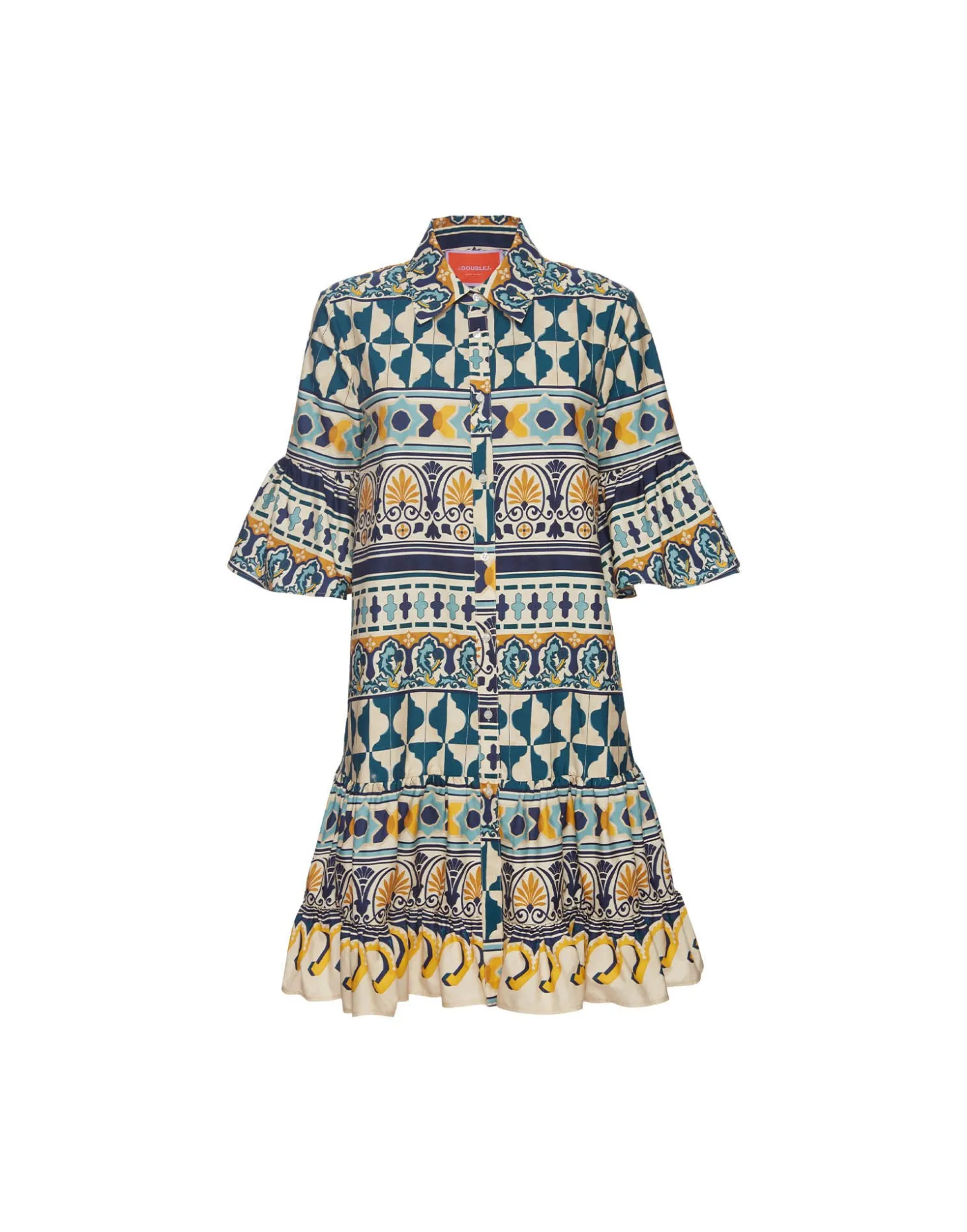 Choux DressCasareale Small Placèe Cream in Summer Poplin