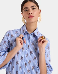 Choux DressGryphos Light Blue in Cotton Poplin