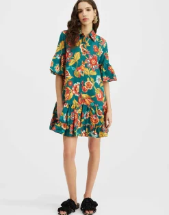 Choux DressHottie Emerald in Summer Poplin