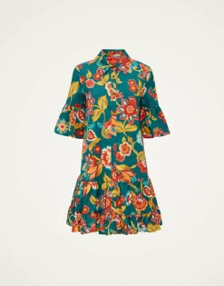 Choux DressHottie Emerald in Summer Poplin