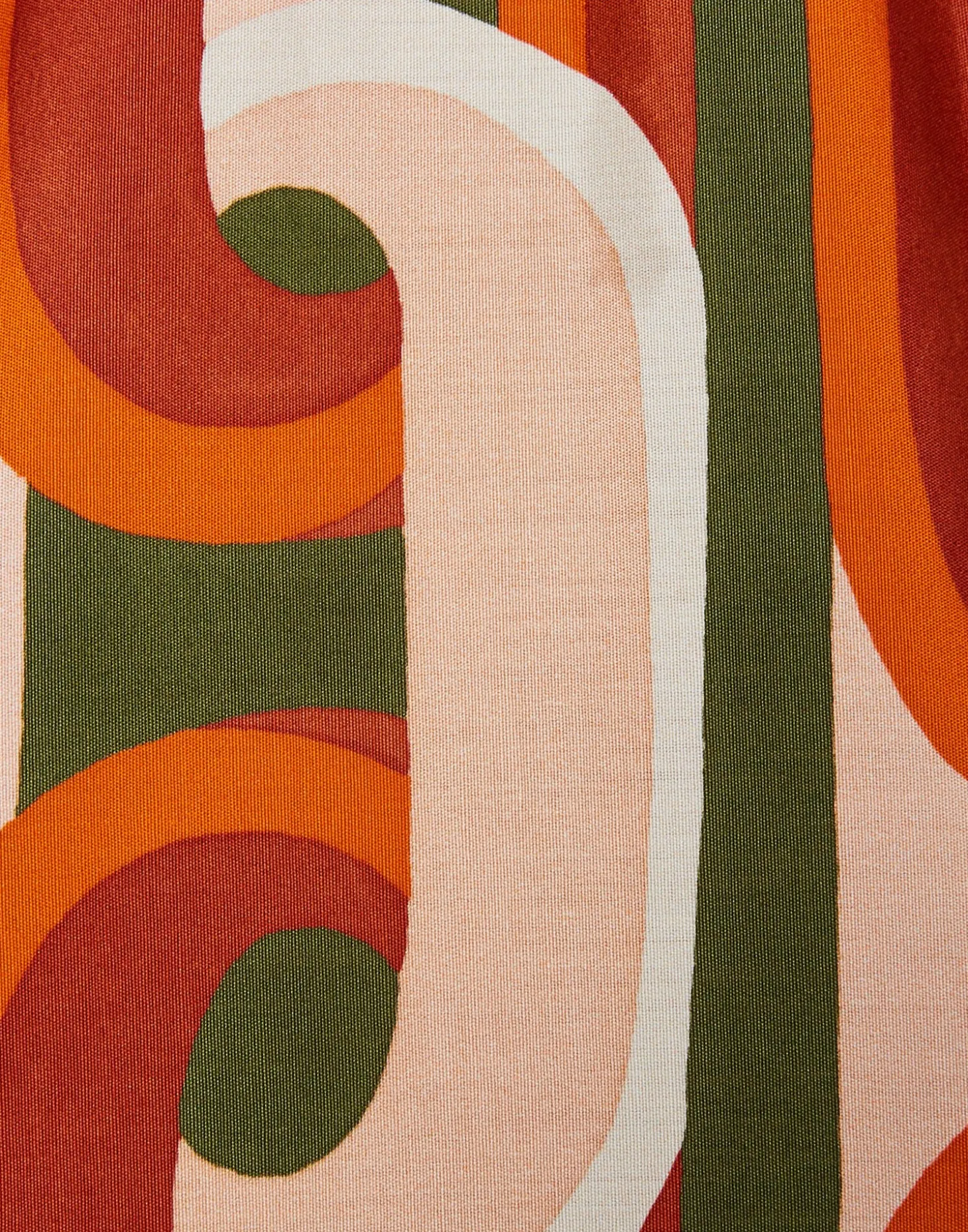 Choux Midi DressPrometheus Placée Camouflage in Summer Poplin