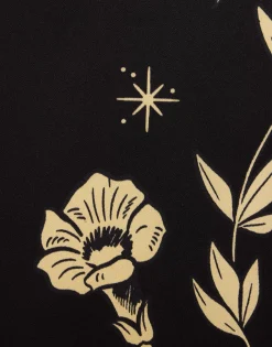 Clingy Swing DressBoboli Placée Black in Stretch Satin