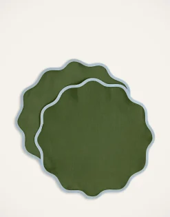 Cloud Placemat Set of 2Rainbow Bosco in Linen