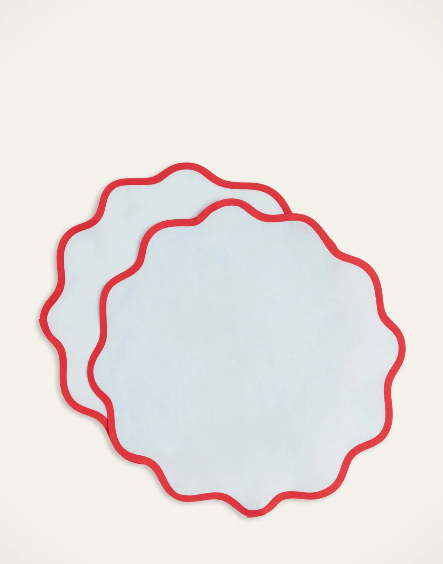 Cloud Placemat Set of 2Rainbow Celeste in Linen