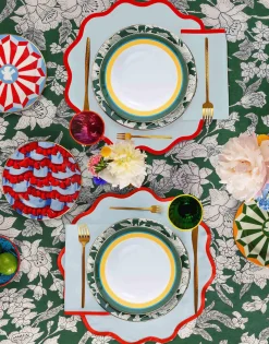 Cloud Placemat Set of 2Rainbow Celeste in Linen