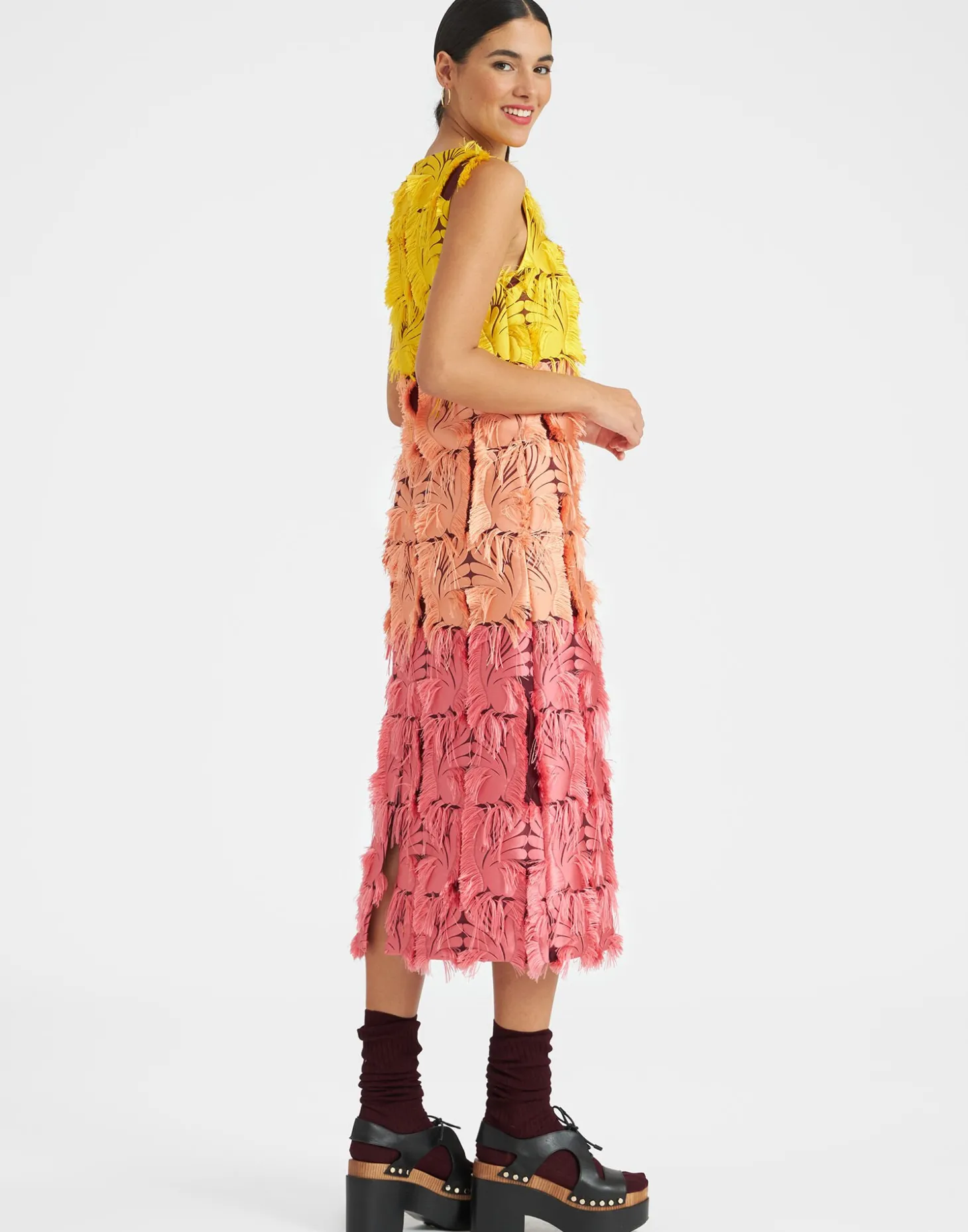 Column DressJacquard Multicolor in Jacquard