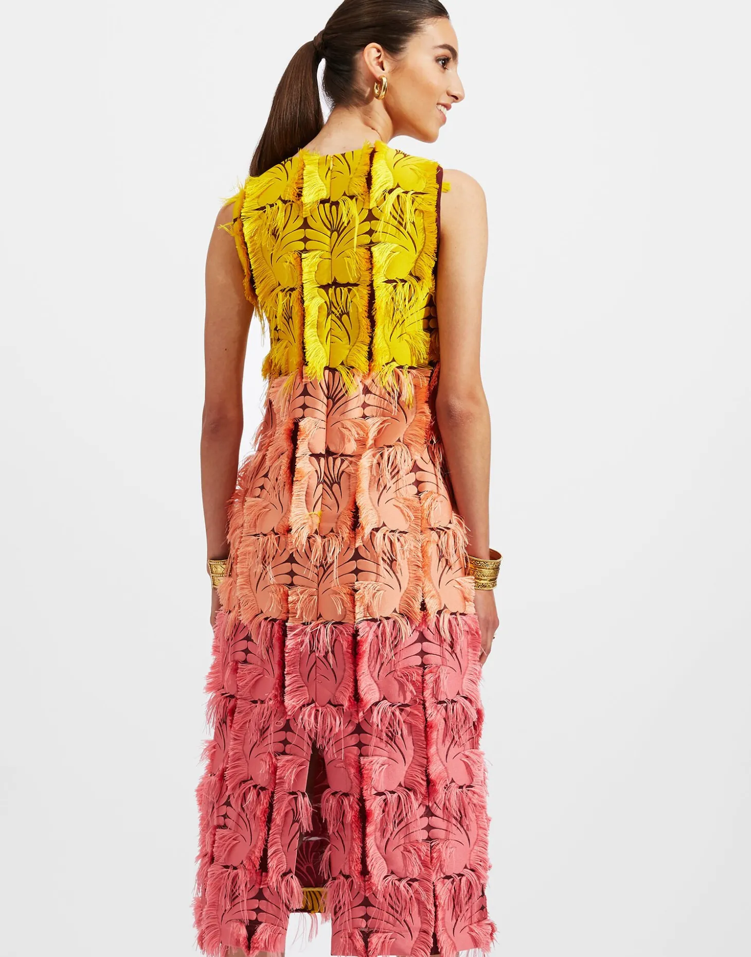 Column DressJacquard Multicolor in Jacquard