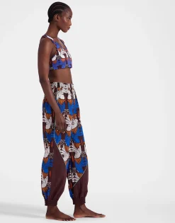 Court PantsAli Chocolate in Nylon