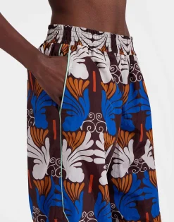 Court PantsAli Chocolate in Nylon