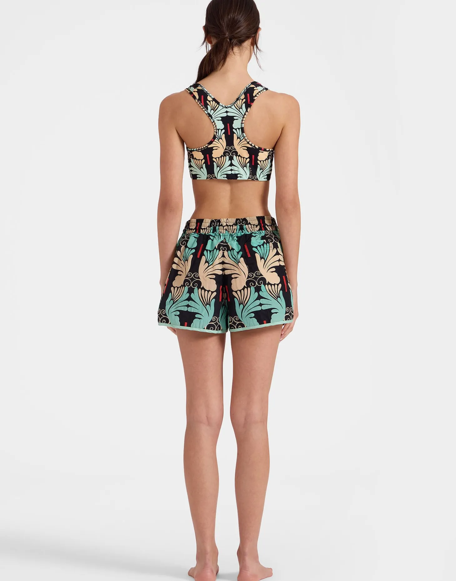 Court ShortsAli Yellow in Nylon