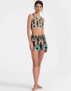 Court ShortsAli Yellow in Nylon