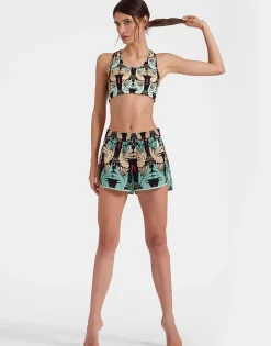 Court ShortsAli Yellow in Nylon