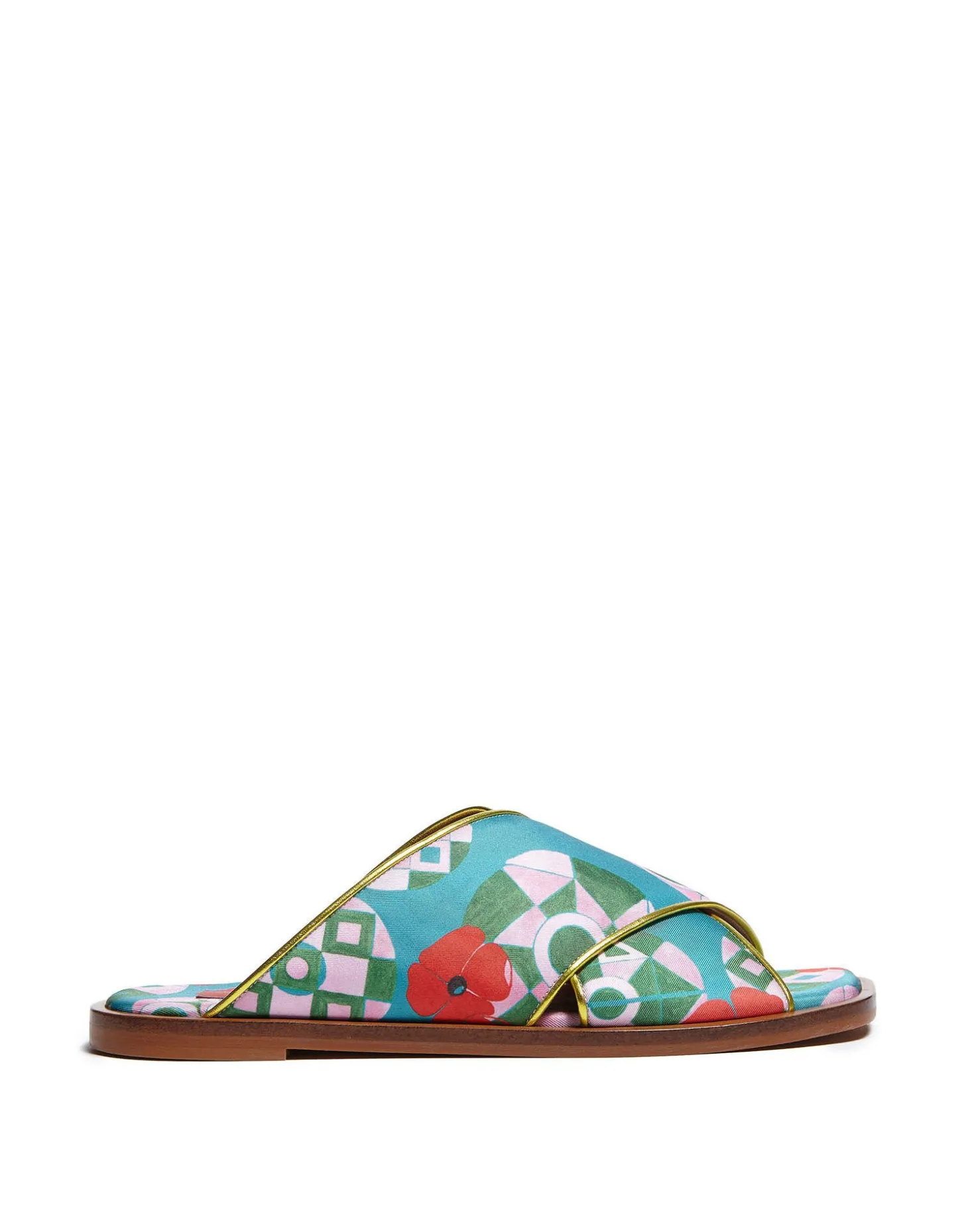 Criss-Cross SandalsNectar in Twill