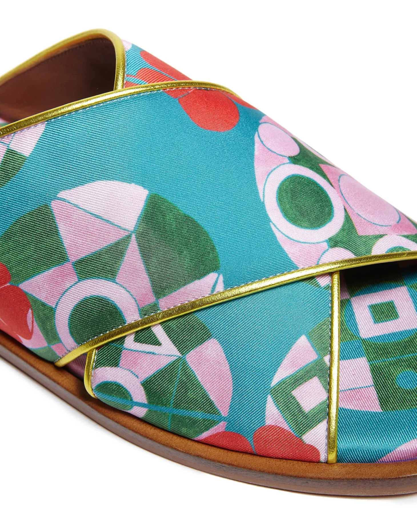 Criss-Cross SandalsNectar in Twill