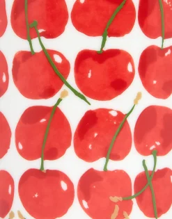 Decorative CupCherries Ivory in Porcelain