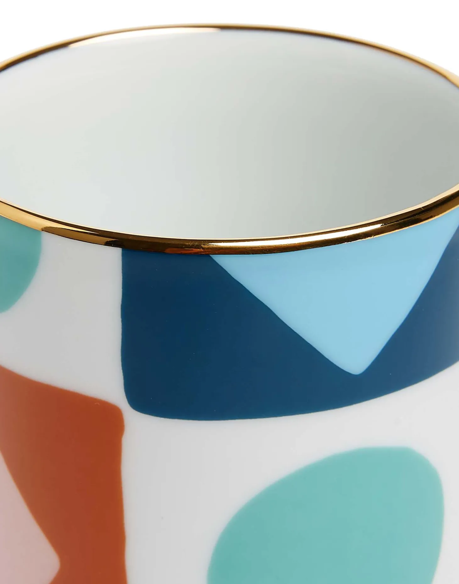 Decorative CupDiamond Dots in Porcelain