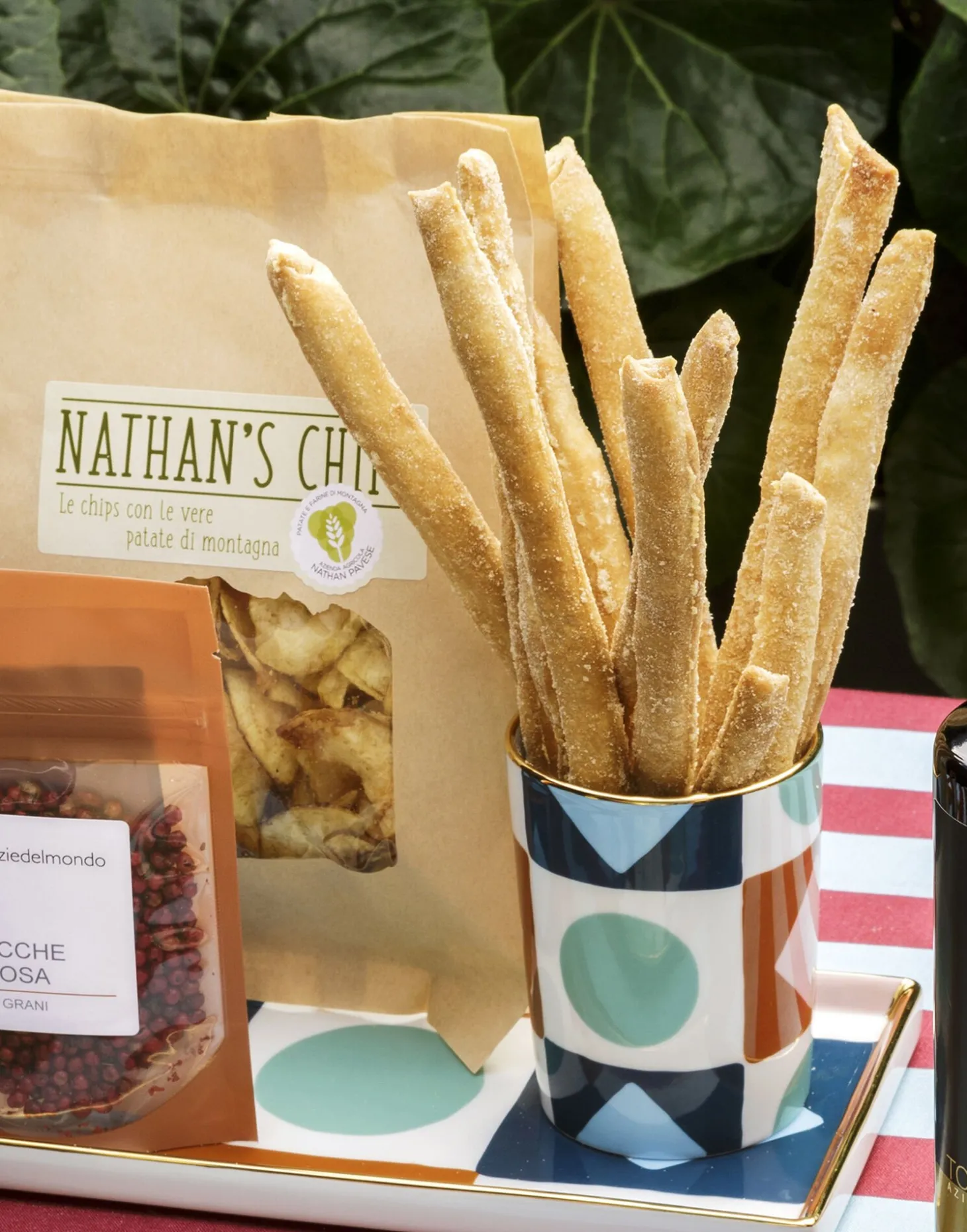 Decorative CupDiamond Dots in Porcelain