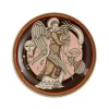 Decorative PlateThe Angel Brown in Porcelain