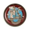 Decorative PlateThe Mermaid Bordeaux in Porcelain