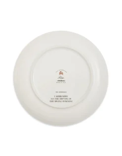 Decorative PlateThe Mermaid Bordeaux in Porcelain