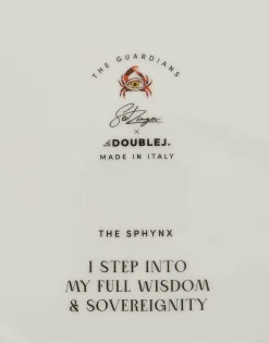 Decorative PlateThe Sphynx Saffron in Porcelain