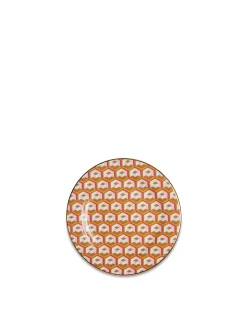 Dessert Plate Set of 2Cubi Oro in Porcelain