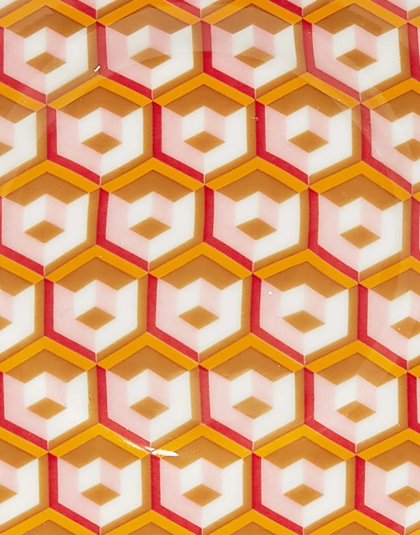 Dessert Plate Set of 2Cubi Oro in Porcelain