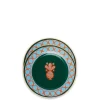 Dessert Plate Set of 2Pineapple Arancio in Porcelain