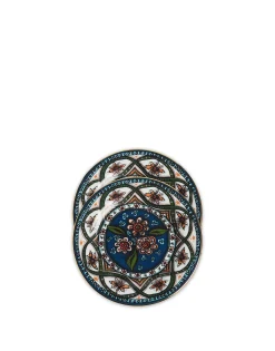 Dessert Plate Set of 2Sacred Circle in Porcelain