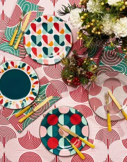 Dessert Plate Set of 2Sfere in Porcelain