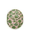 Dessert Plate Set of 2Wildbird Rosa/Verde in Porcelain